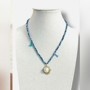 Free People Jewelry | Free People Ariana Ost Sunlight Choker | BLUE